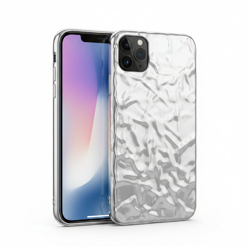 Liquid Metal Ripple iPhone Case