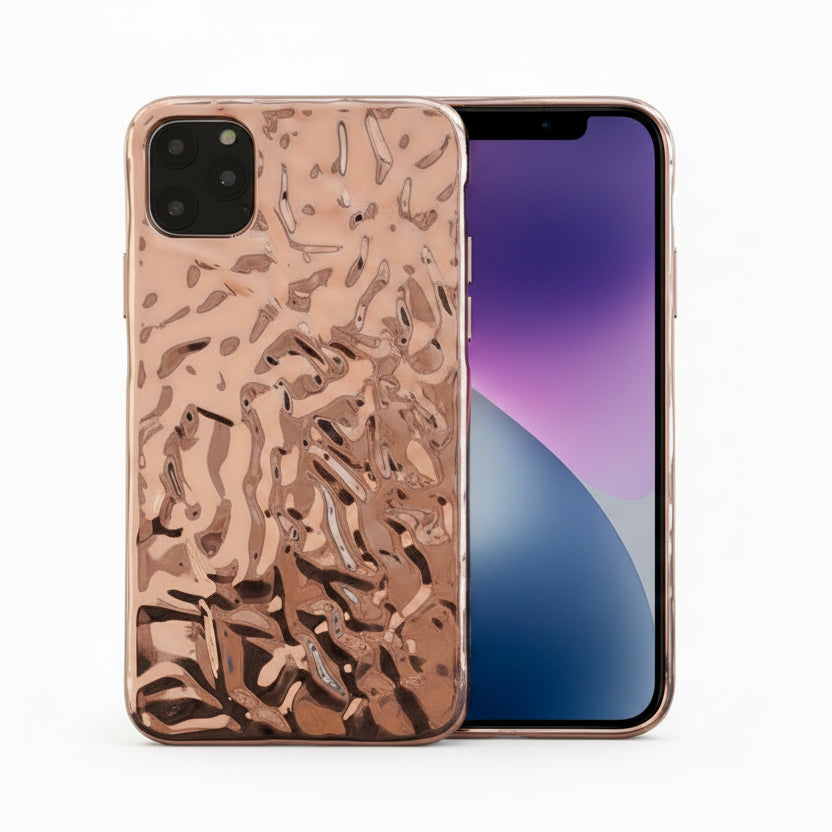 Liquid Metal Ripple iPhone Case
